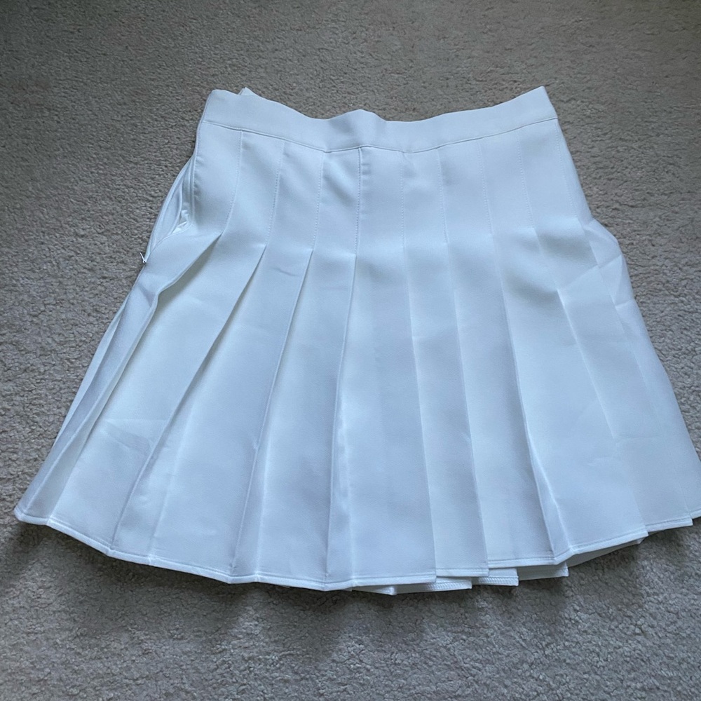 (NWOT) White tennis skirt
